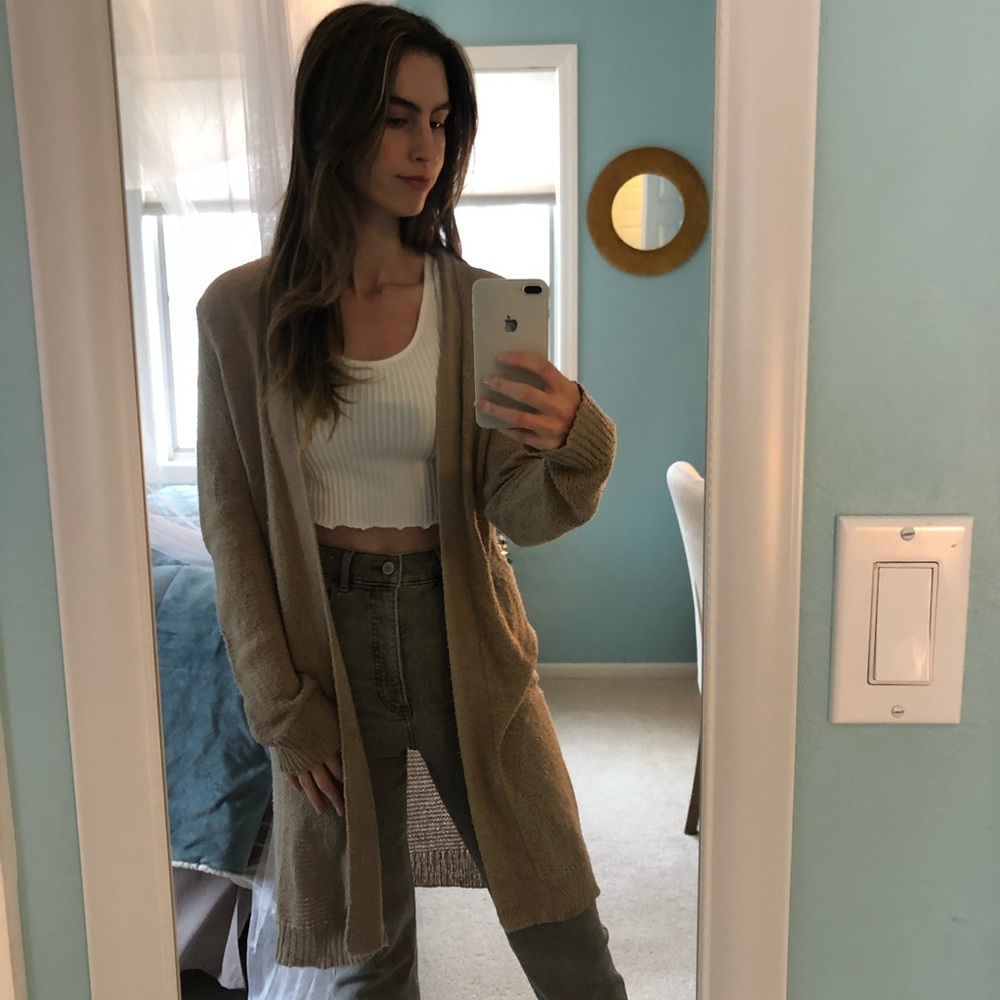 Tan Cotton On Cardigan - Medium